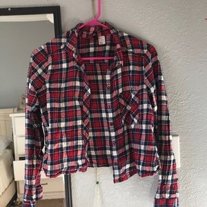 Cropped flannel